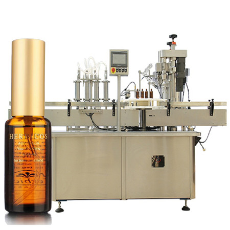 Պլաստիկ էլեկտրոնային հեղուկ 60 մլ E Juice Flavour Filling Machine 10ml vape հյութ լցնող մեքենա Siemens PLC-ով